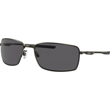 Oakley Square Wire Sunglasses Black/Black Iridium Polarised