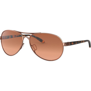 Oakley Feedback, Rose Gold/VR50 Brown Gradient Lenses