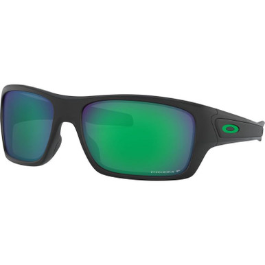 Oakley Turbine, Matte Black/Prizm Jade Polarised Lenses