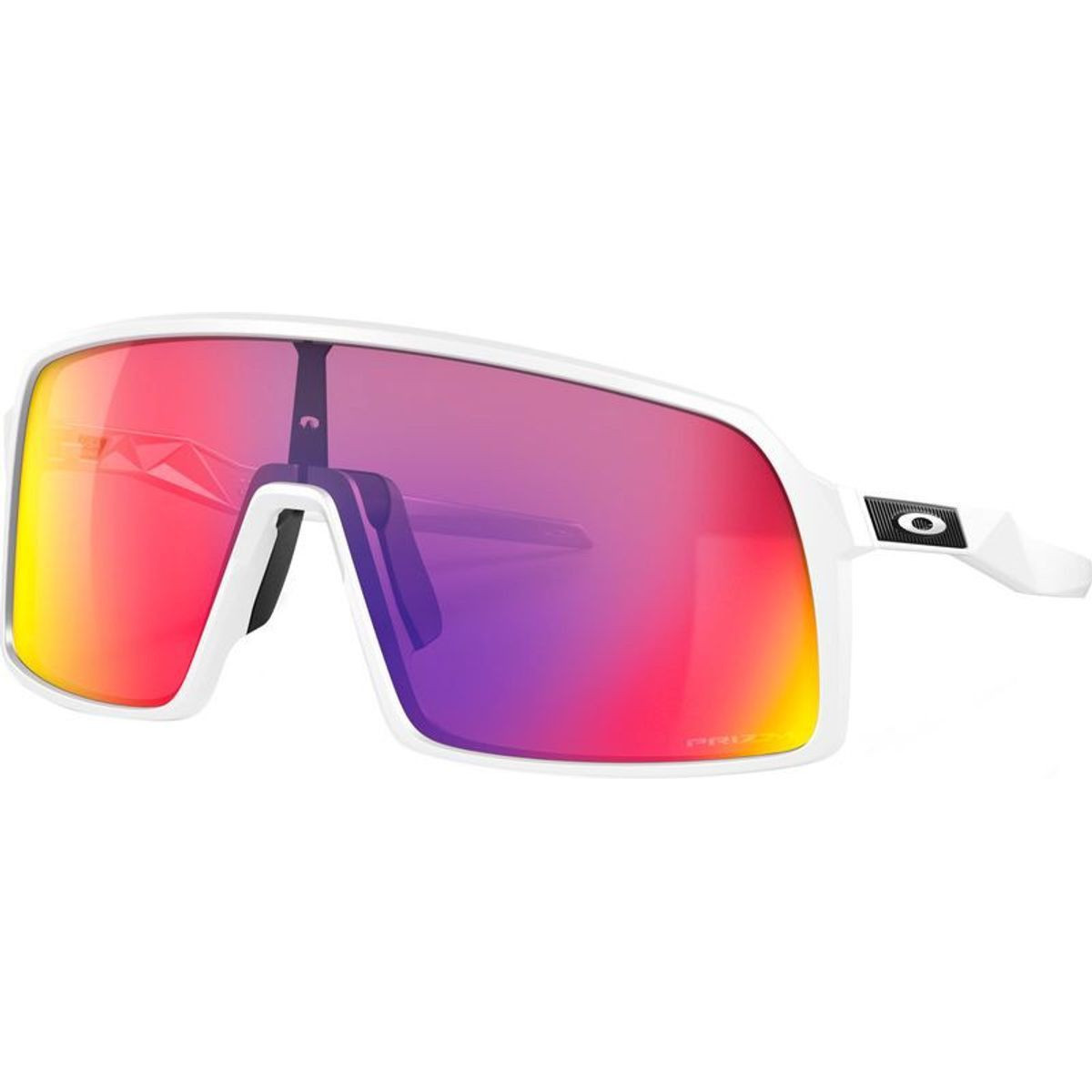 Shop the Oakley Sutro Sunglasses Matte White/Prizm Road