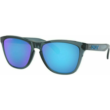 Frogskins - Crystal Black/Prizm Sapphire Polarised Lenses