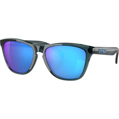 Oakley Frogskins - Crystal Black/Prizm Sapphire Polarised Lenses
