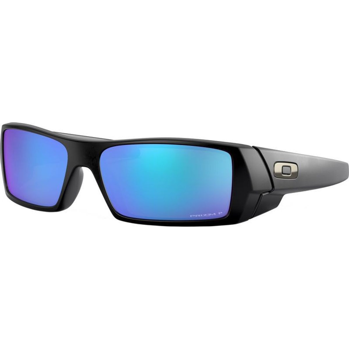 Shop Oakley Gascan Sunglasses Black/Prizm Sapphire Polarised