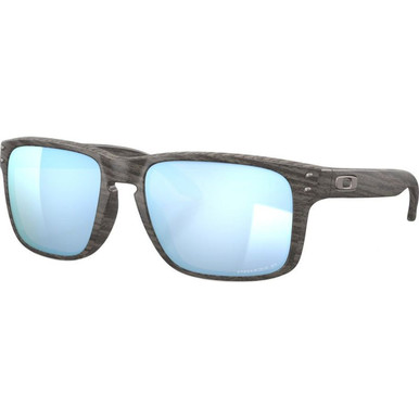 Oakley Holbrook - Woodgrain/Prizm Deep Water Polarised Lenses
