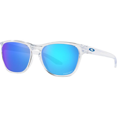 Oakley Manorburn - Polished Clear/Prizm Sapphire Lenses