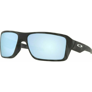 Double Edge - Matte Black Camo/Prizm Deep Water Polarised Lenses