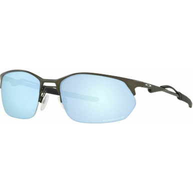 Wire Tap 2.0 - Satin Lead/Prizm Deep Water Polarised Lenses