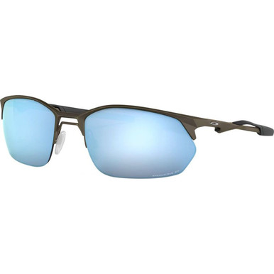 Oakley Wire Tap 2.0 - Satin Lead/Prizm Deep Water Polarised Lenses