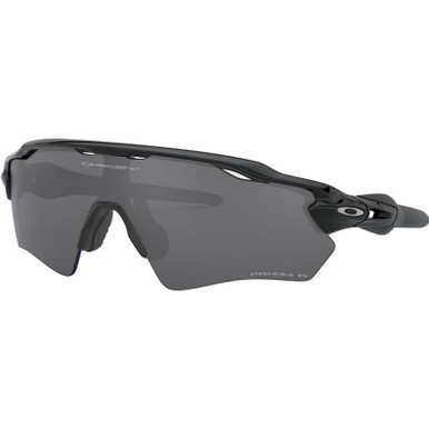 Oakley Youth Radar EV XS Path, Polished Black/Prizm Black Polarised Lenses