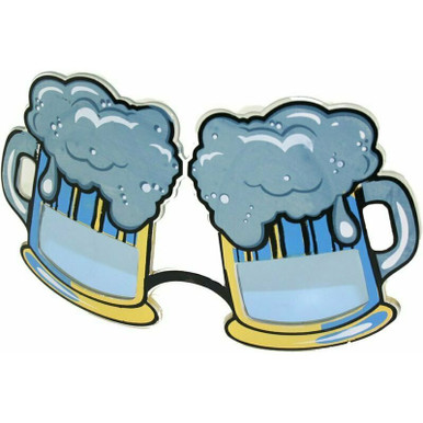 Party Glasses Beer - Yellow/Blue