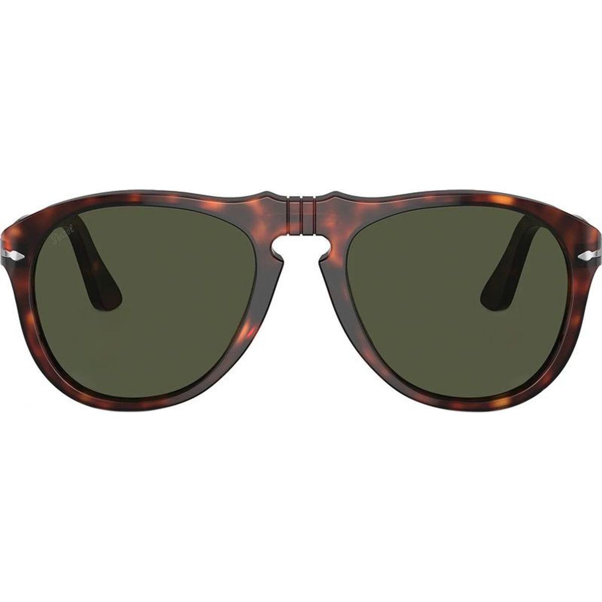 Persol PO0649 Havana/Green Glass Lenses