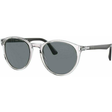 Persol PO3152S, Smoke/Light Blue Glass Lenses