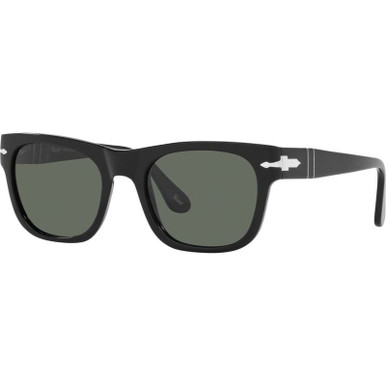 Persol PO3269S, Black/Green Polarised Glass Lenses