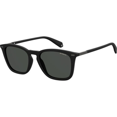 Polaroid P2085/S - Matte Black/Grey Polarised Lenses