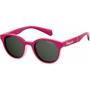 Polaroid Kids 8036/S - Fuchsia/Grey Polarised Lenses