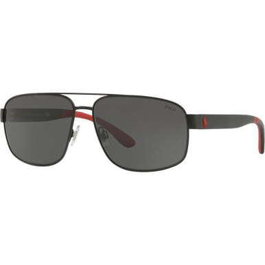 Polo Ralph Lauren PH3112, Matte Black/Grey Lenses