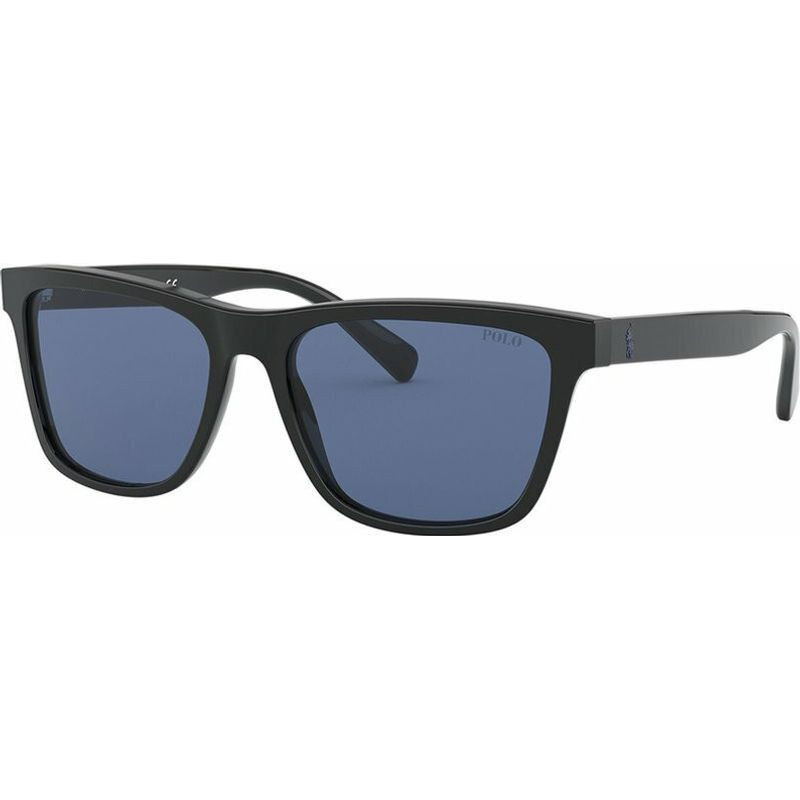 POLO RALPH LAUREN Black Frame Dark Blue Mens Sunglasses UV Protection  PH4167