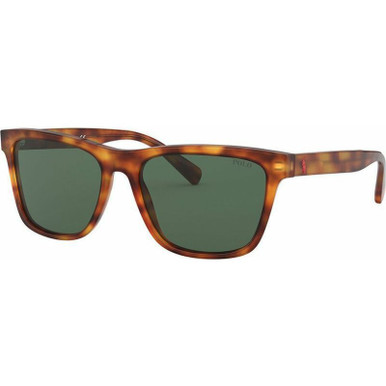 Polo Ralph Lauren PH4167 - Red Havana/Green Lenses