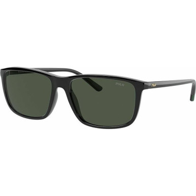 Polo Ralph Lauren PH4171 - Shiny Black/Green Lenses