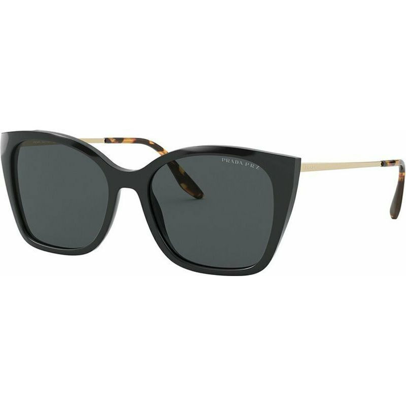 Buy Prada PR 12XS Black/Dark Grey | Polarised | Afterpay