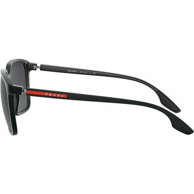 Prada Linea Rossa PS06VS Black Demishiny/Grey | Polarised