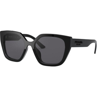 Prada PR 24XS - Black/Grey Polarised Lenses