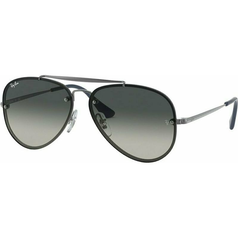 Ray Ban Junior 9548SN Gunmetal/Grey Gradient Sunglasses