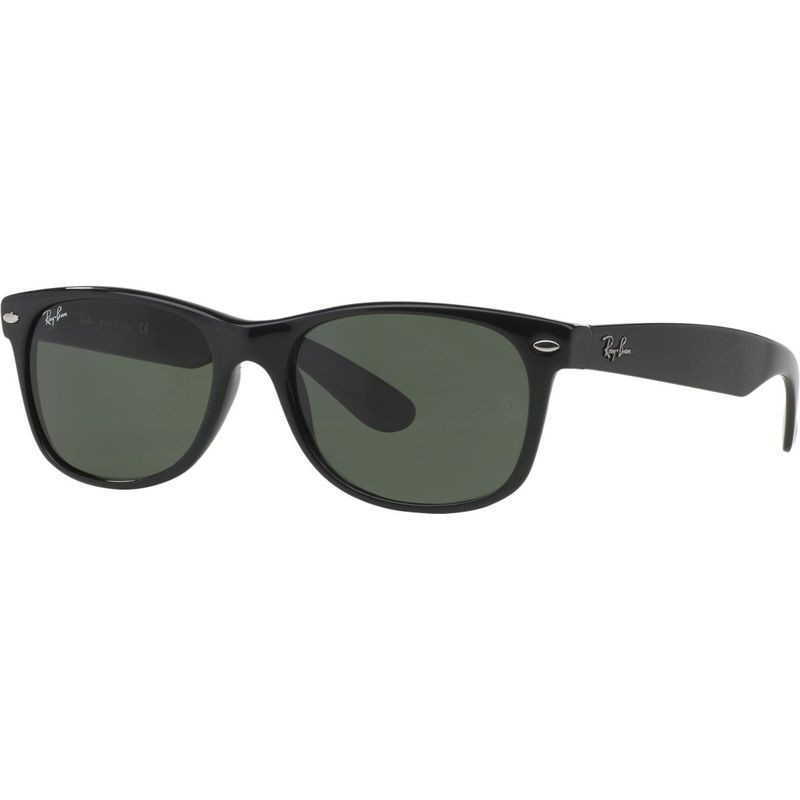 Buy Ray-Ban New Wayfarer Classic RB2132 Black/Green 52 | Zip