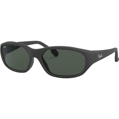 Ray-Ban Daddy-O RB2016, Black Rubber/Green Lenses