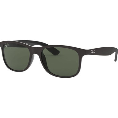 Ray-Ban Andy RB4202 - Matte Black/Dark Green Lenses