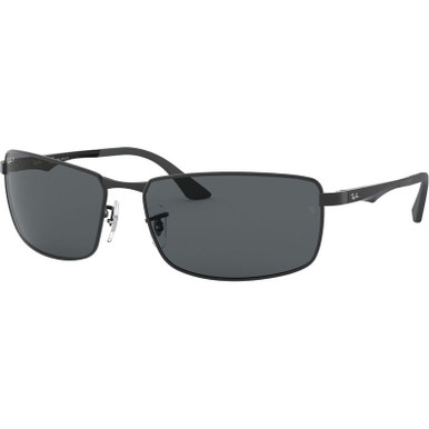 Ray-Ban RB3498, Matte Black/Grey Polarised Lenses 64 Eye Size