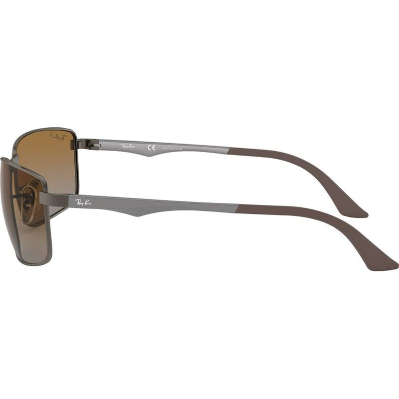 Ray Ban Rb3498 Gunmetalbrown Gradient Polarised 