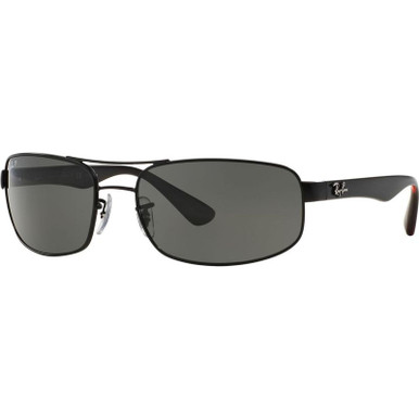 Ray-Ban RB3445, Matte Black/Dark Grey Polarised Lenses 61 Eye Size