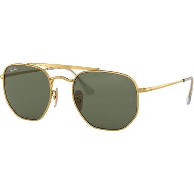 Ray-Ban Marshal RB3648 - Gold/Green Glass Lenses