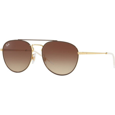 Ray-Ban RB3589 - Gold Top, Brown/Brown Gradient Lenses