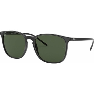 RB4387 - Black/Green Lenses