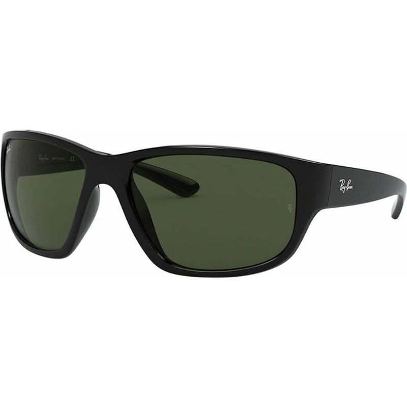 Buy Ray-Ban RB4300 Black/Green Glass | Afterpay | Zip Pay