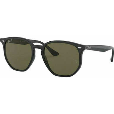 Ray-Ban RB4306, Black/Green Polarised Lenses