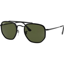 Shop Ray-Ban Marshal II RB3648M Sunglasses Gold/Green Glass display picture 1