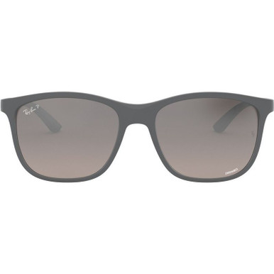 Ray-Ban Chromance RB4330CH Sunglasses Grey/Silver Polarised