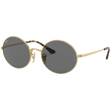 Oval RB1970 - Gold/Dark Grey Glass Lenses