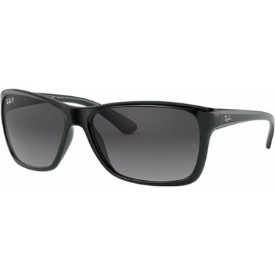 Ray-Ban RB4331 - Black/Grey Gradient Polarised Lenses