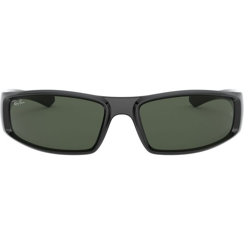 Shop the Ray-Ban RB4335 Sunglasses Black/Green | Afterpay