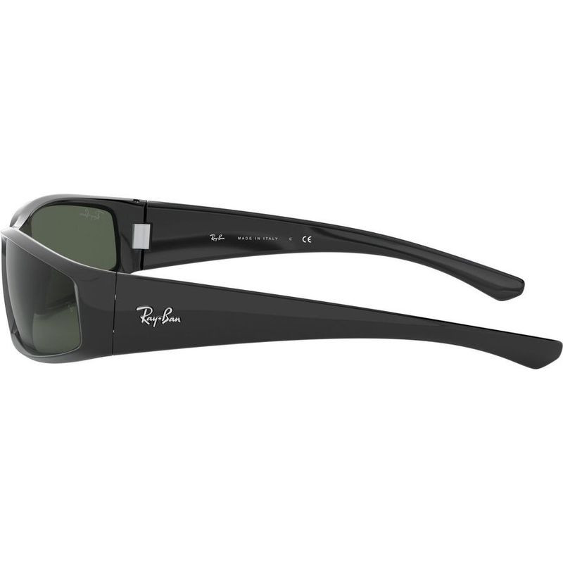 3House着用 ray ban RB4335 Amazon.com: Ray-Ban Unisex Rb4335 Rectangular Sunglasses, Black