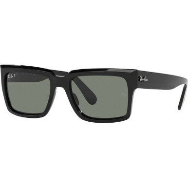 Ray-Ban Inverness RB2191 - Black/Green Glass Polarised Lenses