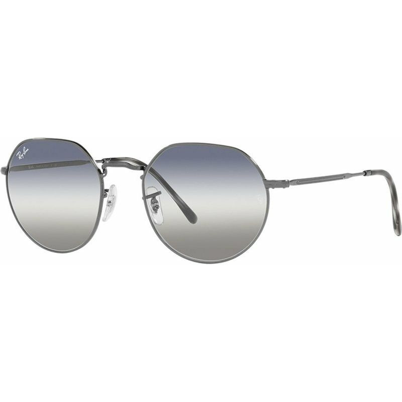 Buy Ray-Ban Jack RB3565 Gunmetal/Clear Blue | Afterpay | Zip