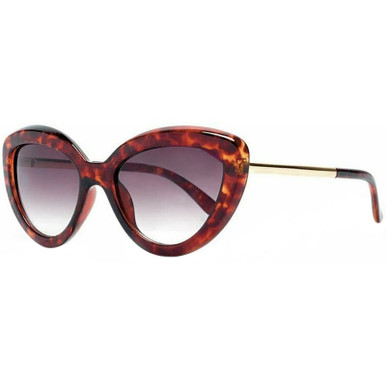 Reality Eyewear Newmar - Turtle/Purple Fade Lenses