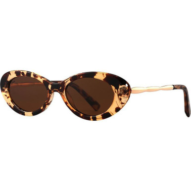 High Society - Honey Turtle/Brown Polarised Lenses