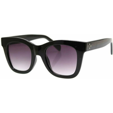 Reality Eyewear Crush, Shiny Black/Purple Fade Lenses