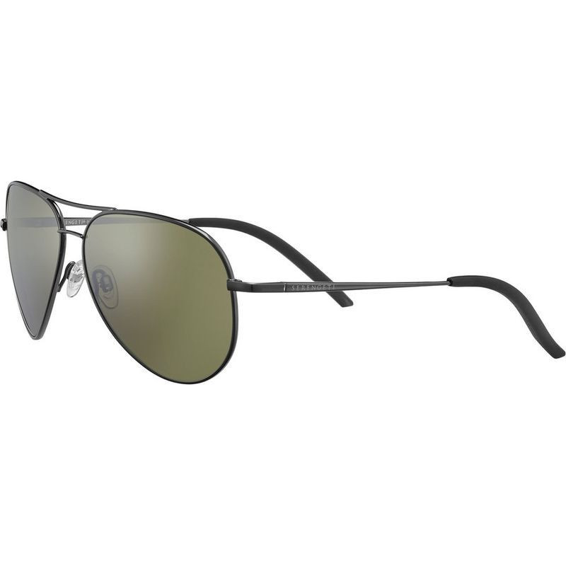 Serengeti Carrara 8294 Shiny Dark Gunmetal, Polarized 555nm Lens - Flight  Sunglasses